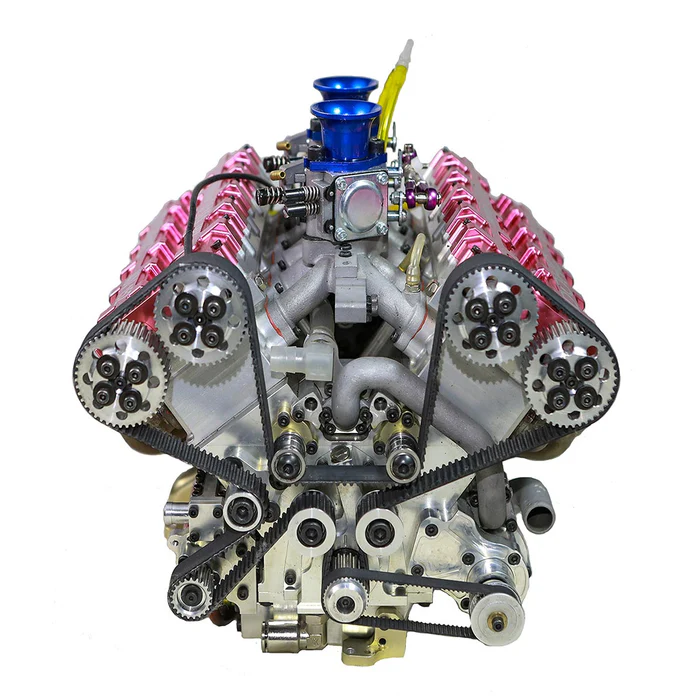 RUIFEIYA V10-150 1/4 Scale 150cc DOHC V10 Gasoline Engine Model – 16HP Water-Cooled 4-Stroke Engine for RC & Collectors