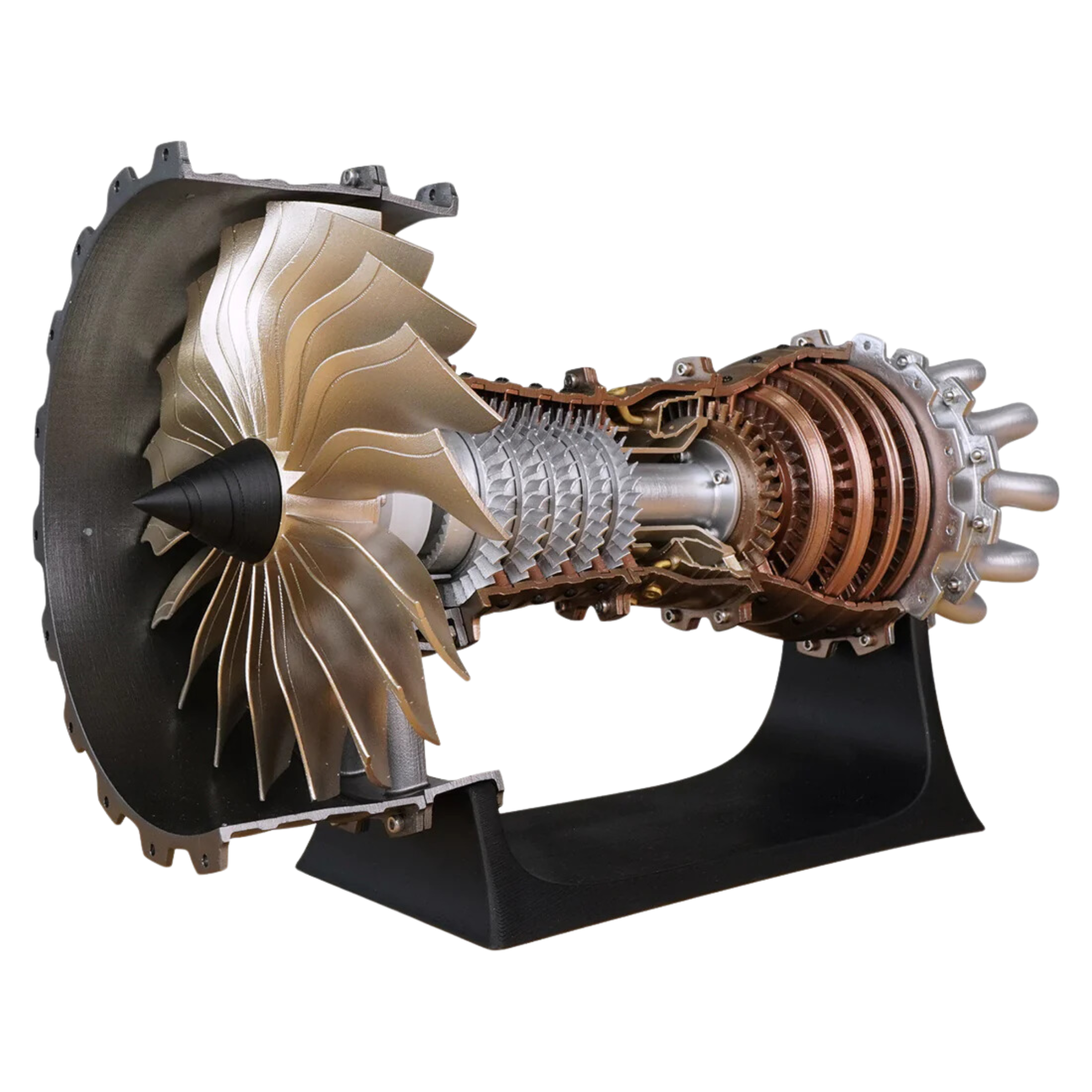 enginekitor-skymech-trent-900-1-20-scale-mechanical-science-model-build-your-own-jet-aircraft-turbofan-engine-kit