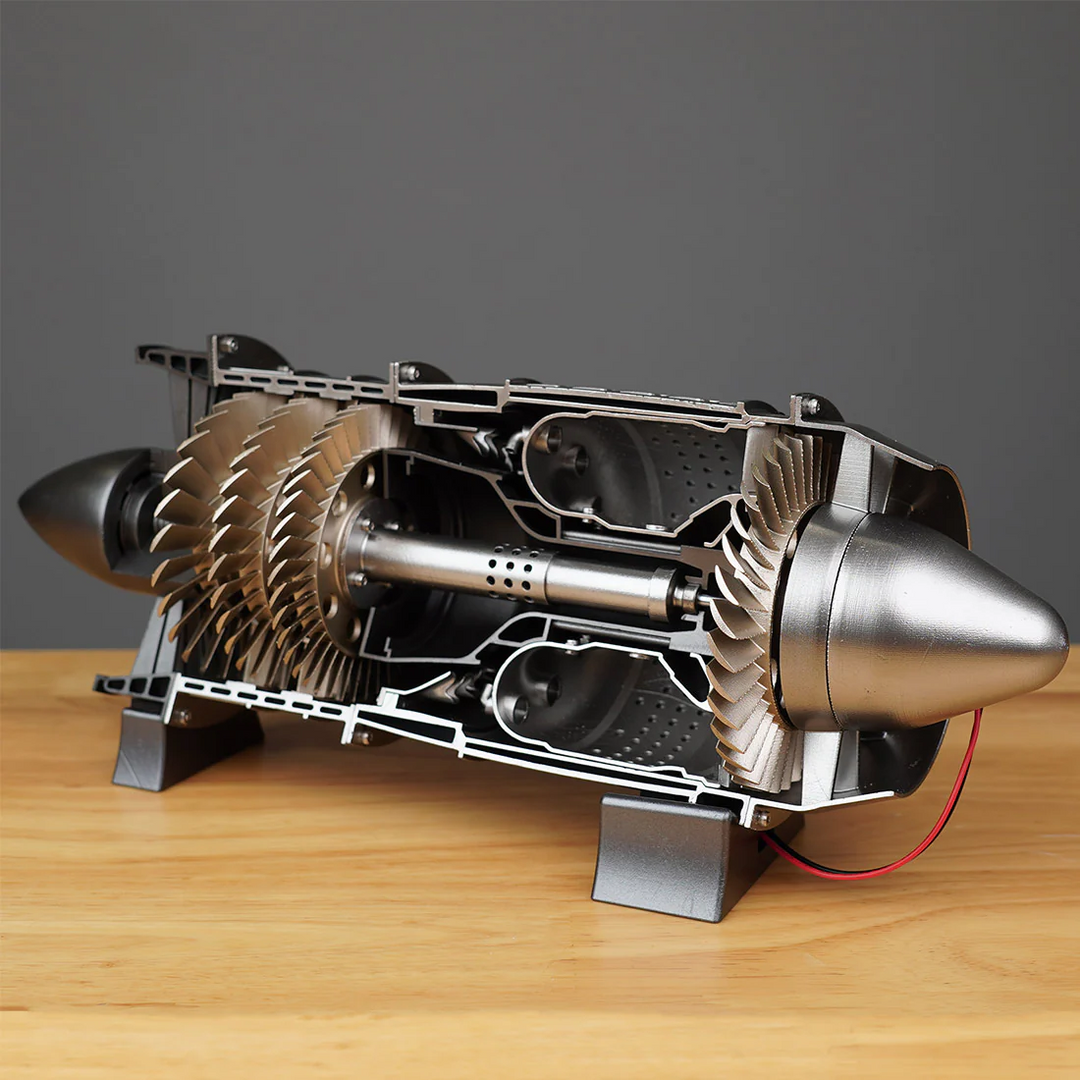SKYMECH WP-85 100 Pieces 1/3 Scale Working DIY Turbofan Engine Kit ...