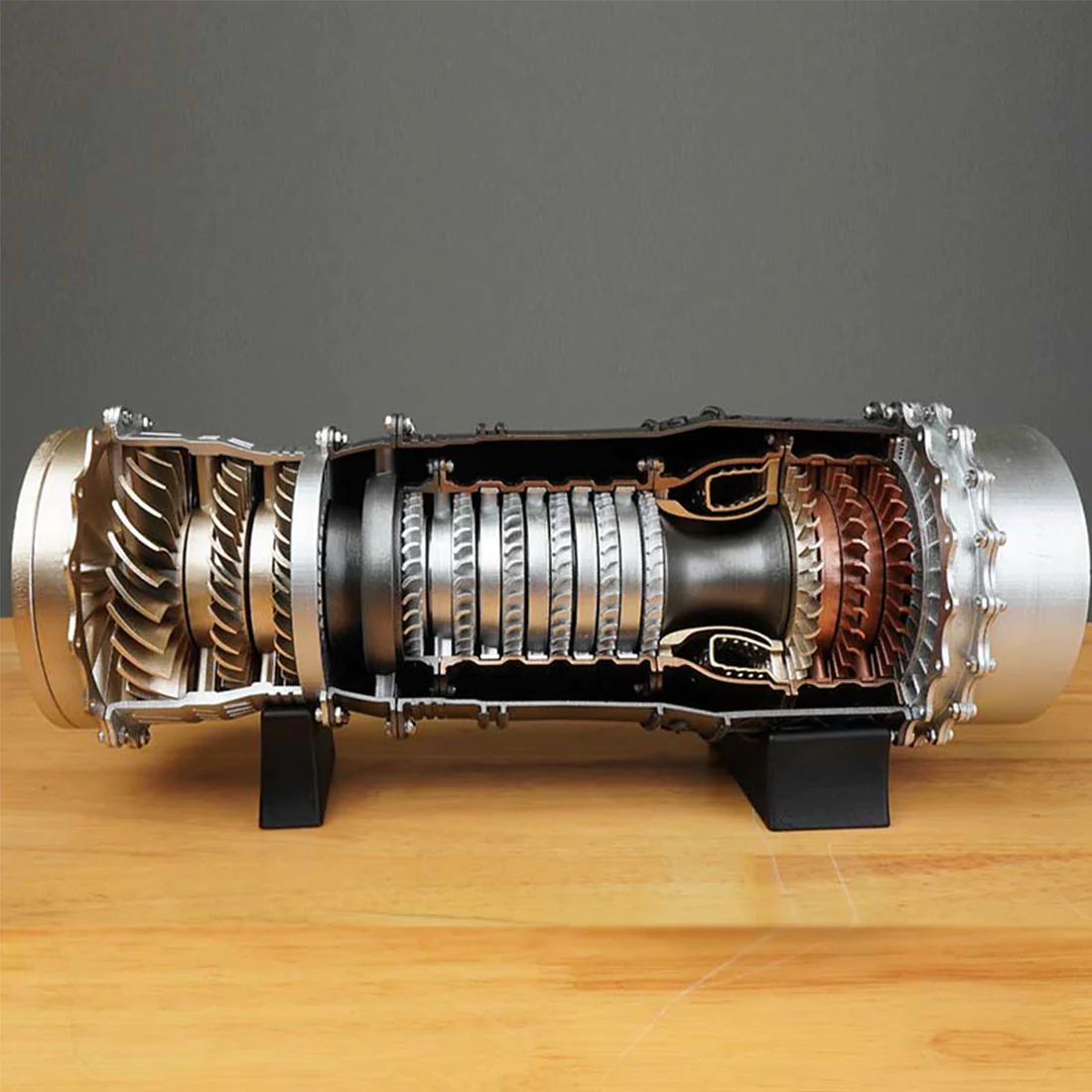 ENGINEKITOR WS-15 150+ Pieces DIY Turbofan Fighter Engine 1/20 Scale M ...
