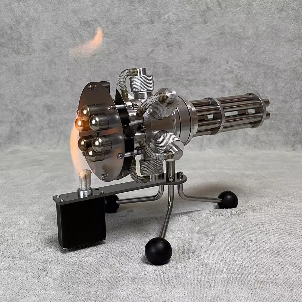 Motor Stirling Gatling HMG Modelo de motor Stirling: construye tu propio motor