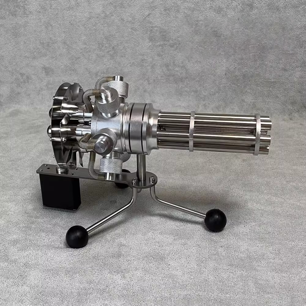 Motor Stirling Gatling HMG Modelo de motor Stirling: construye tu propio motor