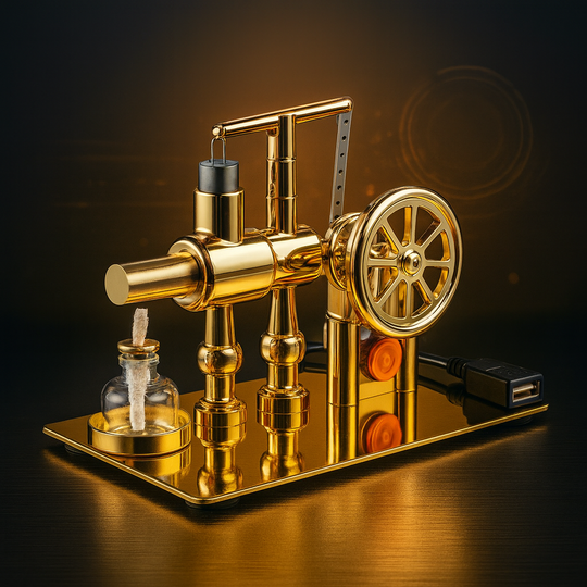 Stirling Engine Generator Steam Engine Physics Experiments Popular Science Science Making Engine Models