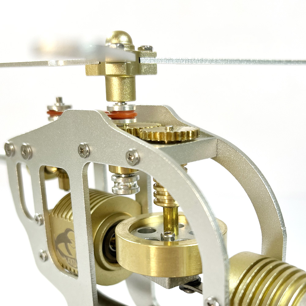 Helicóptero con motor Stirling: construye tu propio motor