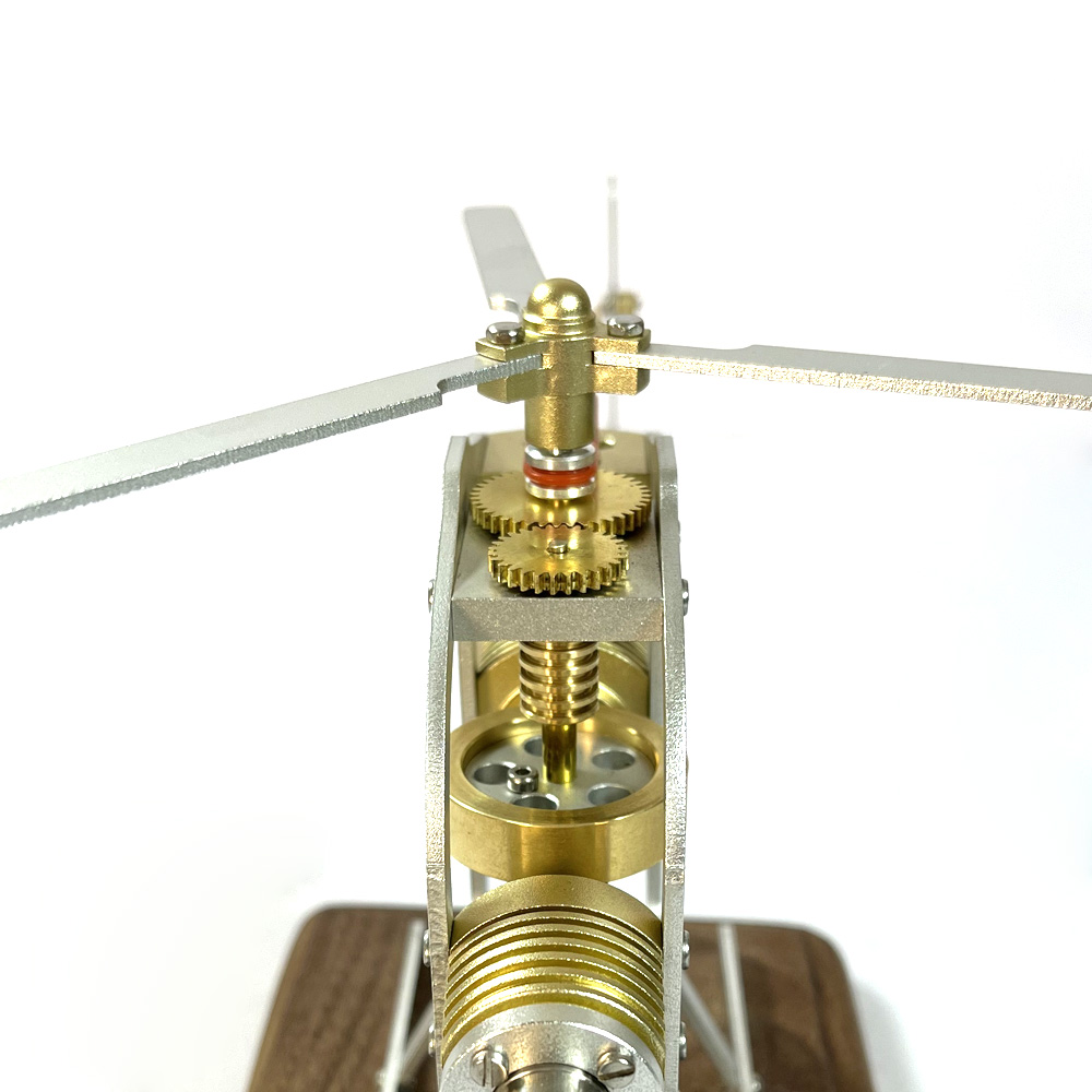 Helicóptero con motor Stirling: construye tu propio motor