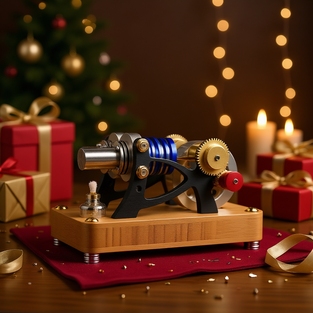 Stirling Single Cylinder  Engine Model DIY Engine Model for Science and Education -Best Gift