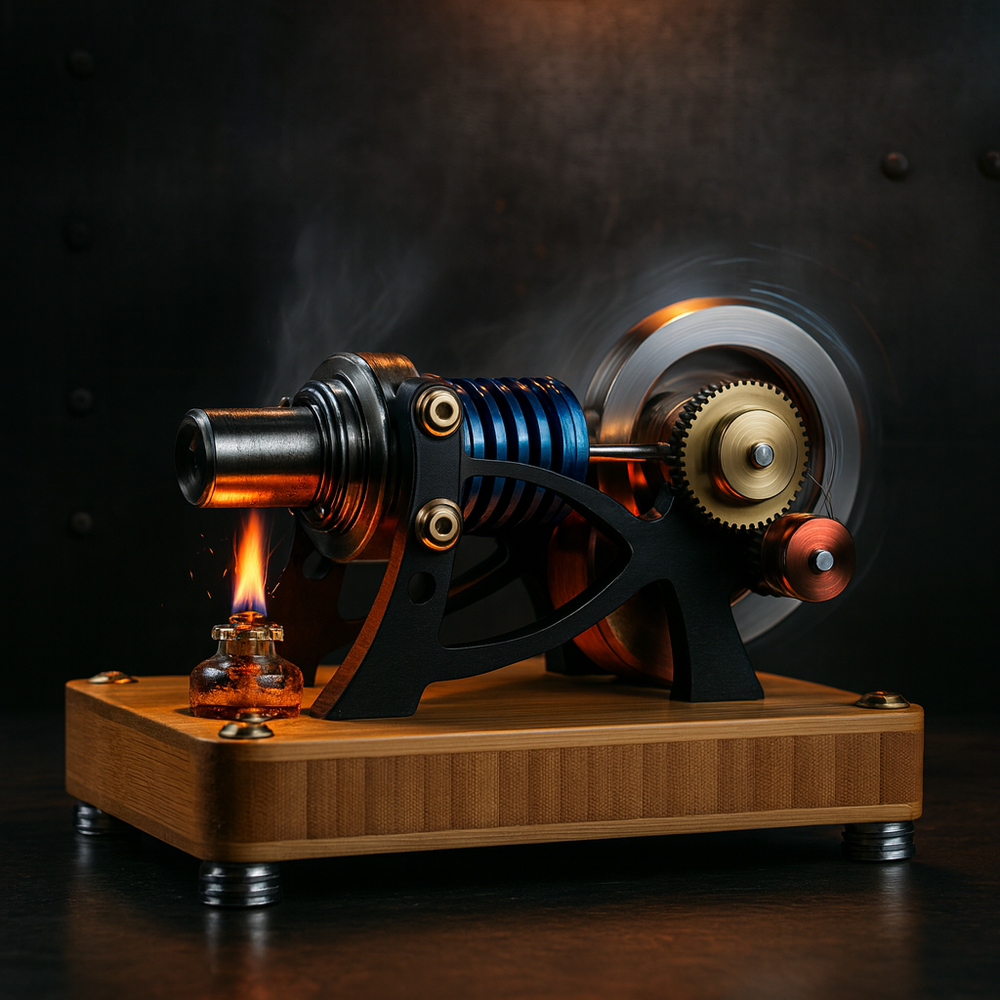 Stirling Single Cylinder  Engine Model DIY Engine Model for Science and Education -Best Gift