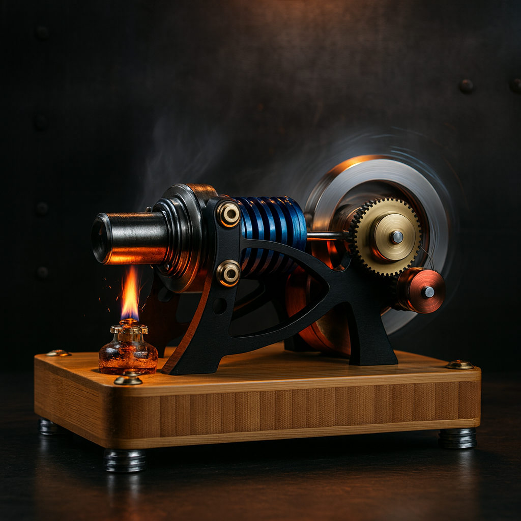 Stirling Single Cylinder  Engine Model DIY Engine Model for Science and Education -Best Gift