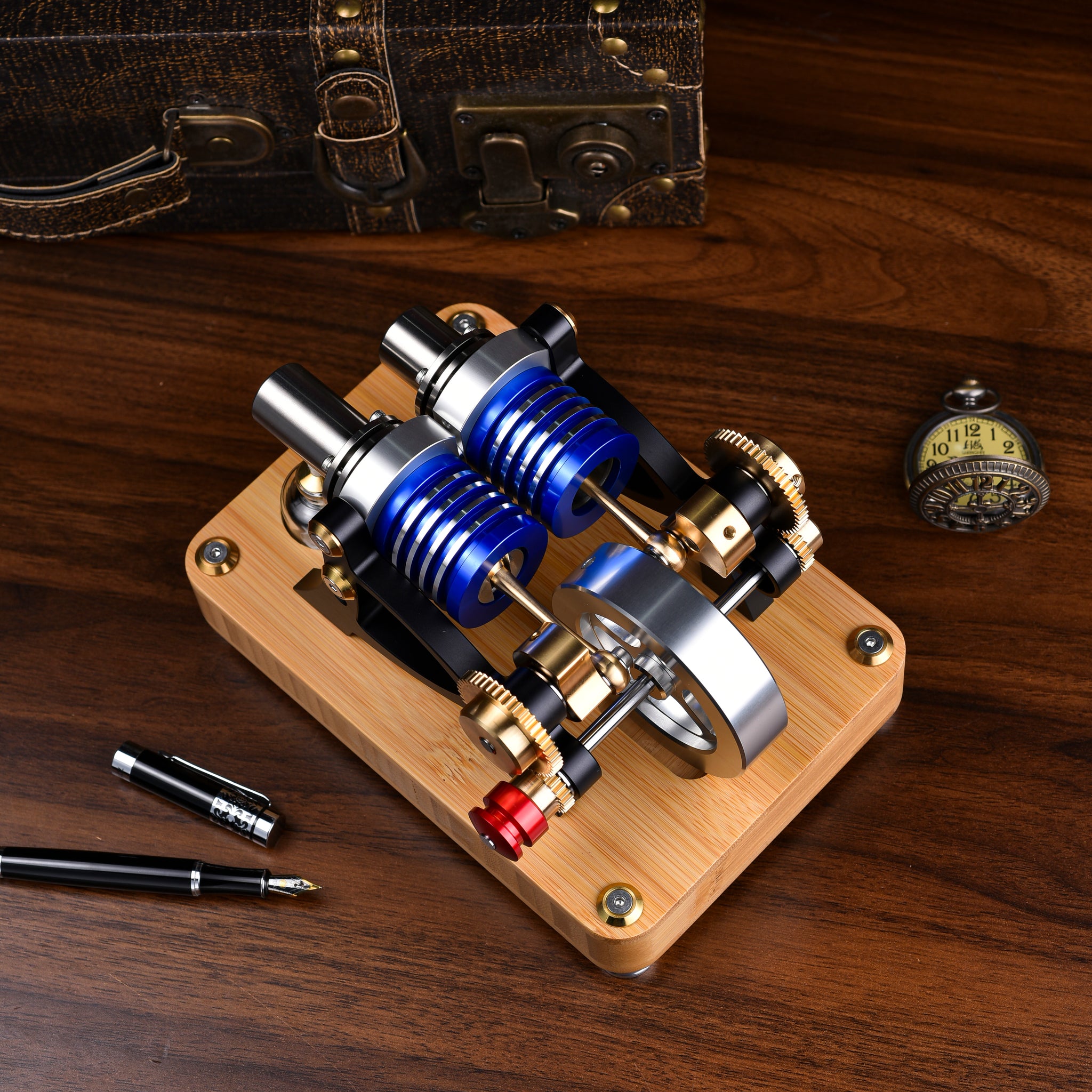 Stirling Single Cylinder  Engine Model DIY Engine Model for Science and Education -Best Gift