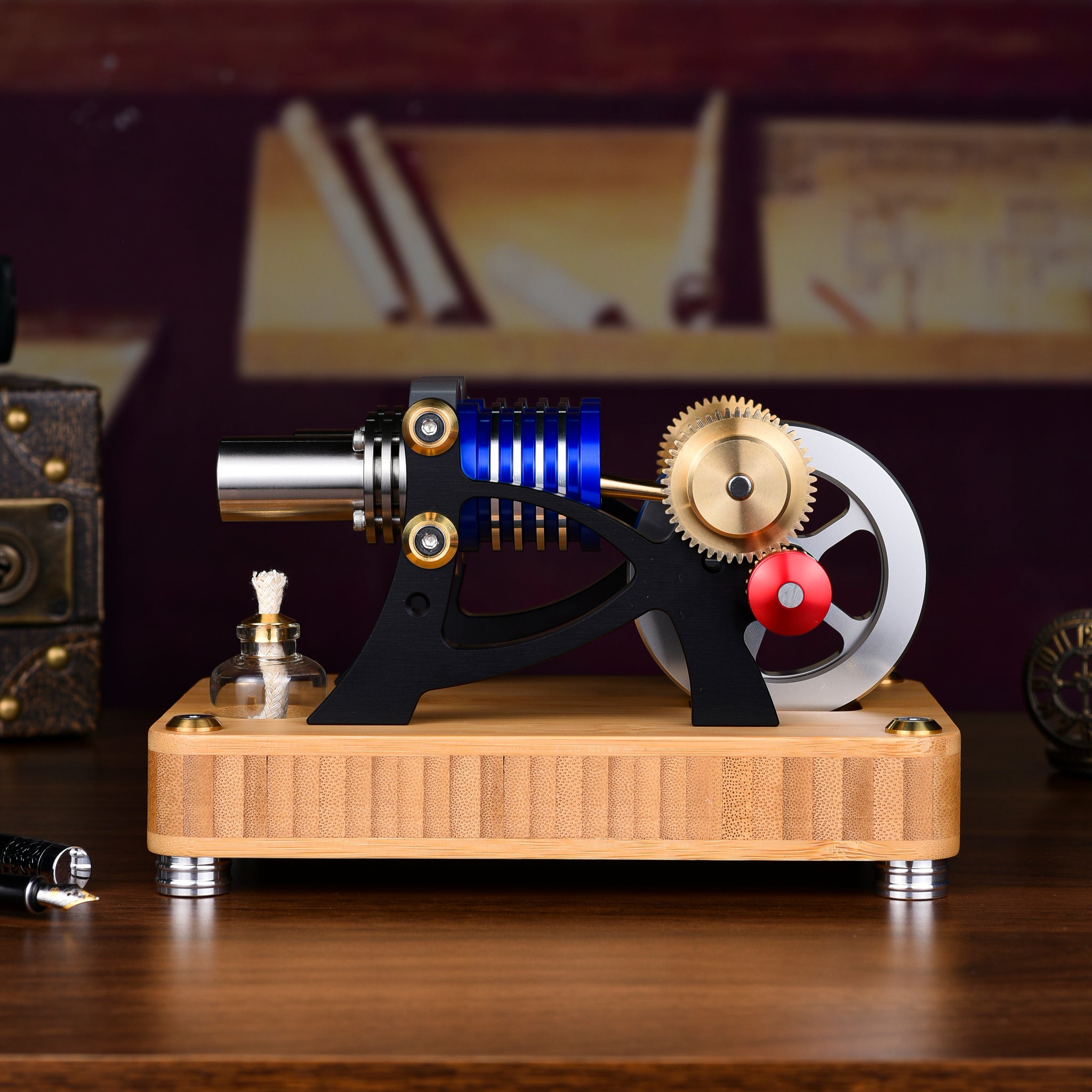 Stirling Single Cylinder  Engine Model DIY Engine Model for Science and Education -Best Gift