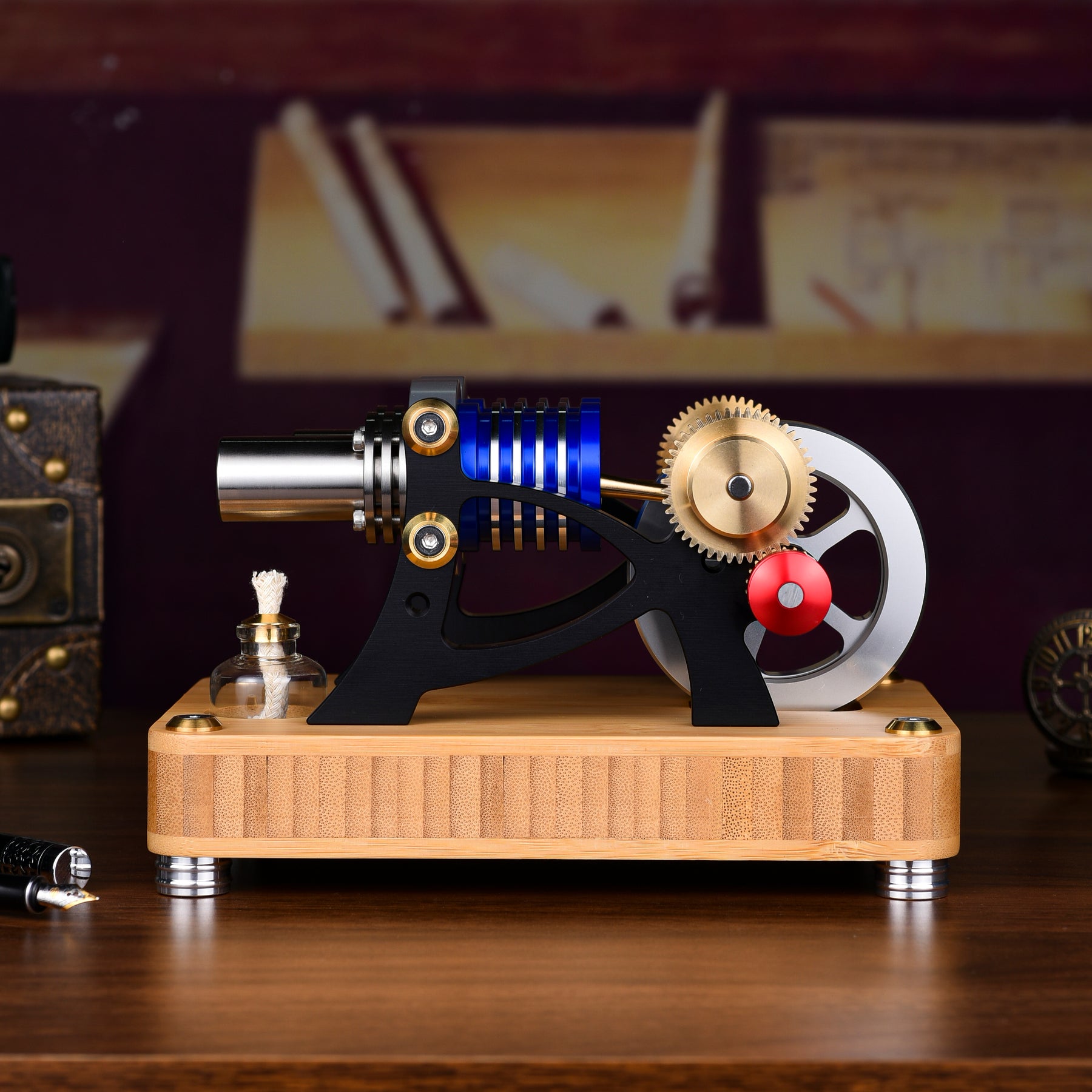 Stirling Single Cylinder Engine Model Kit DIY Engine Model for Science ...