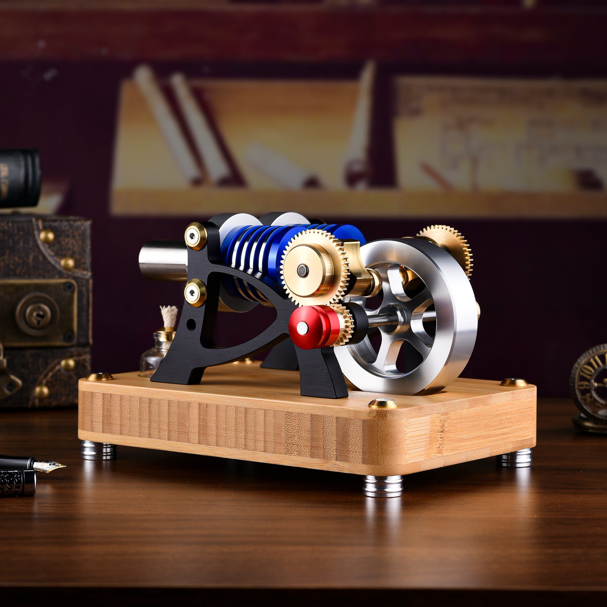 Stirling Single Cylinder  Engine Model DIY Engine Model for Science and Education -Best Gift