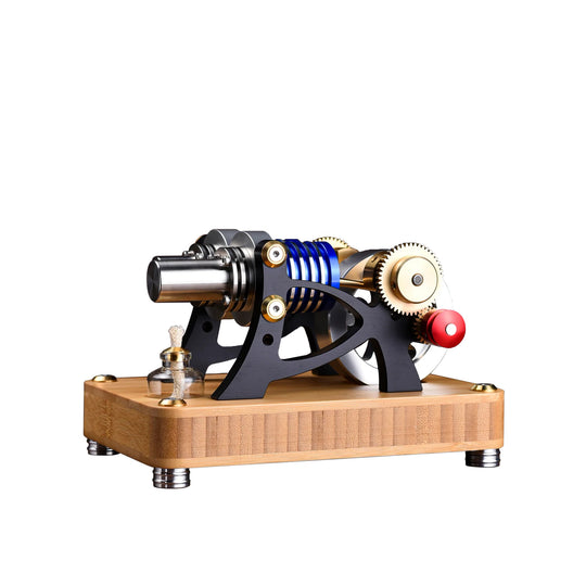 Stirling Single Cylinder  Engine Model Kit DIY Engine Model for Science and Education -Best Gift