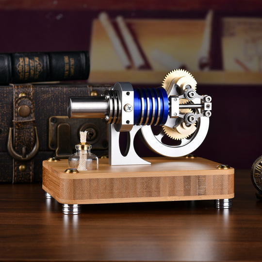 Stirling Single-Cylinder Engine Generator for Science Experiments and Enthusiasts - Build Your Own Engine