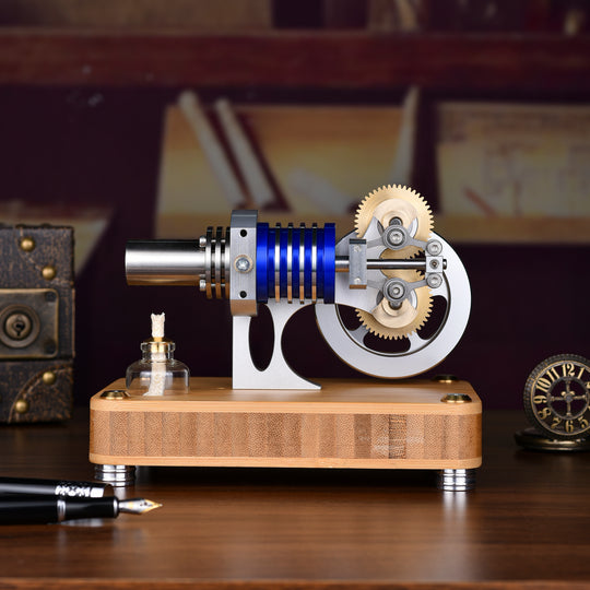 Stirling Single-Cylinder Engine Generator for Science Experiments and Enthusiasts - Build Your Own Engine