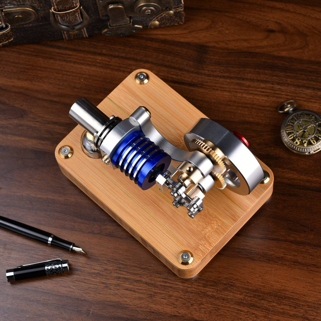 Stirling Single-Cylinder Engine Generator for Science Experiments and Enthusiasts - Build Your Own Engine