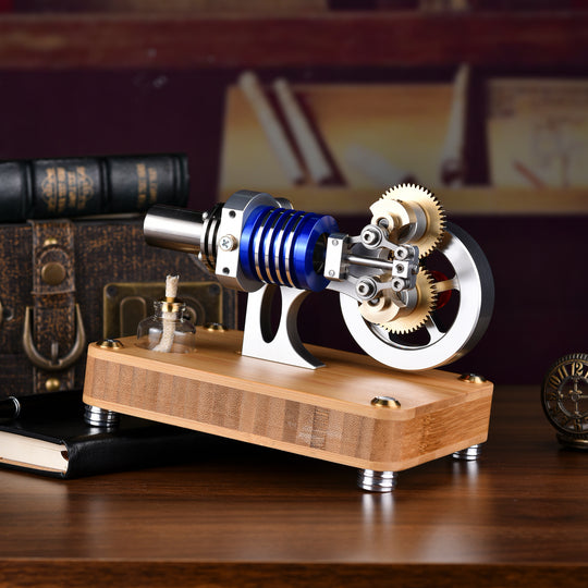 Stirling Single-Cylinder Engine Generator for Science Experiments and Enthusiasts - Build Your Own Engine