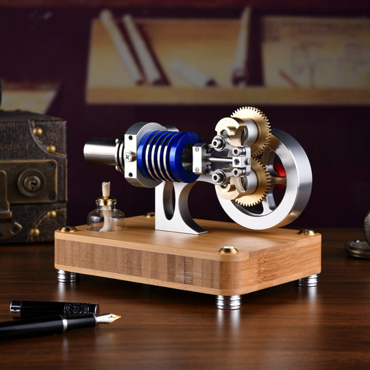 Stirling Single-Cylinder Engine Generator for Science Experiments and Enthusiasts - Build Your Own Engine