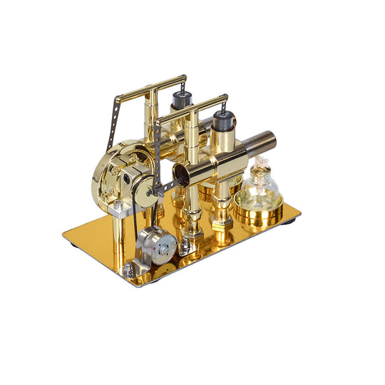 enginekitor-stirling-twin-cylinder-engine-generator-steam-engine-physics-experiments-popular-science-science-making-diy-engine-models