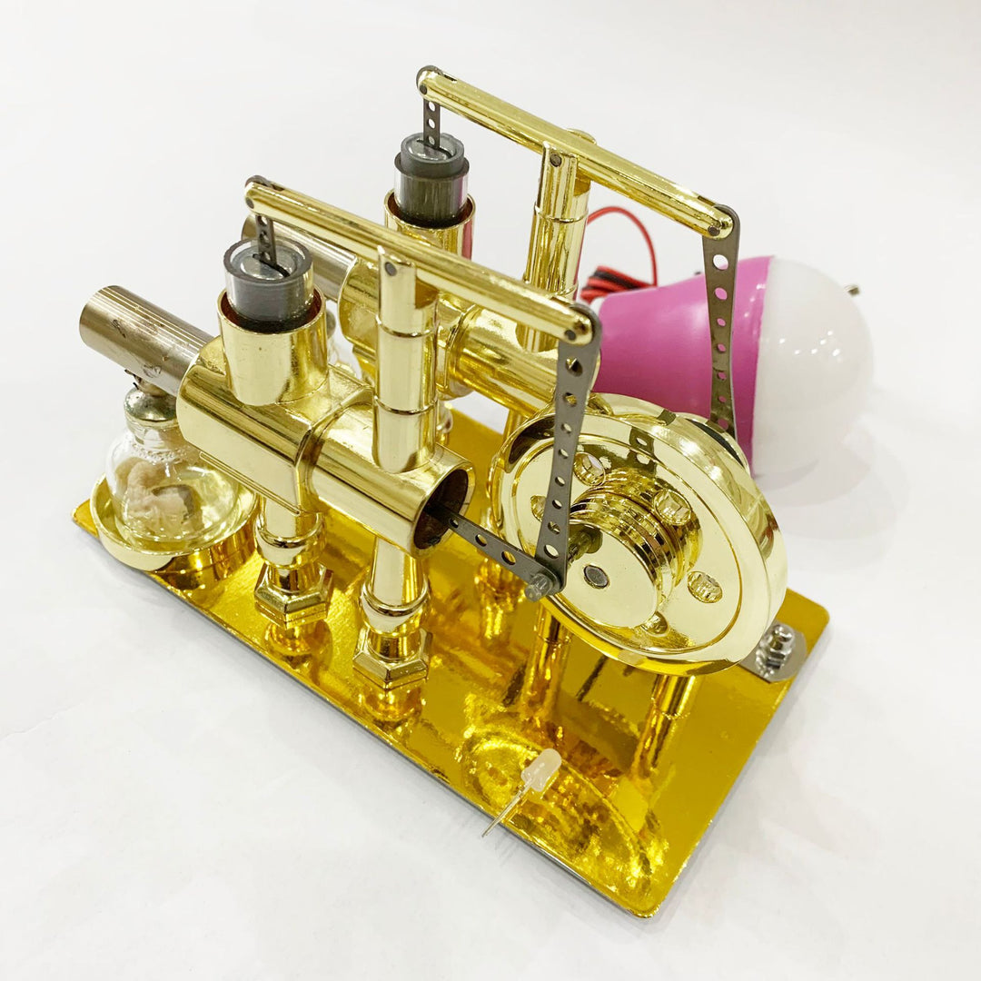 enginekitor-stirling-twin-cylinder-engine-generator-steam-engine-physics-experiments-popular-science-science-making-diy-engine-models