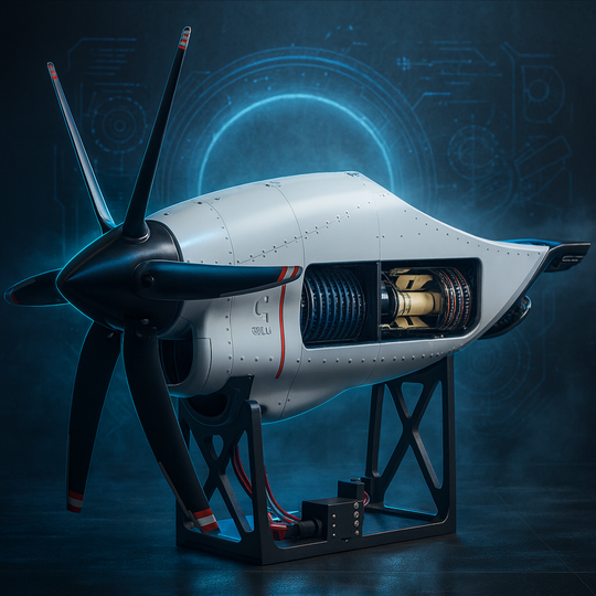 ENGINEKITOR T56-A-15 Turboprop Engine Model Engine Kit from C-130 Hercules Transport Aircraft
