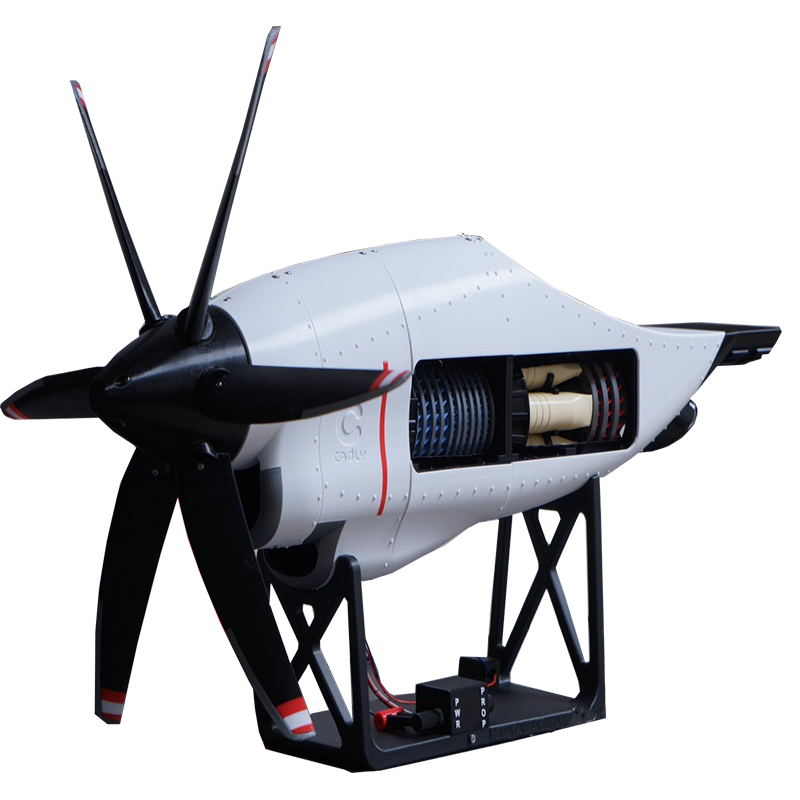 ENGINEKITOR T56-A-15 Turboprop Engine Model Engine Kit from C-130 Hercules Transport Aircraft