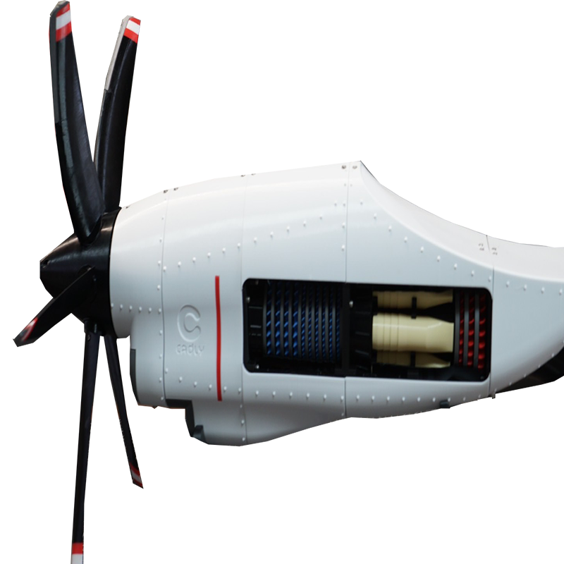 ENGINEKITOR T56-A-15 Turboprop Engine Model Engine Kit from C-130 Hercules Transport Aircraft