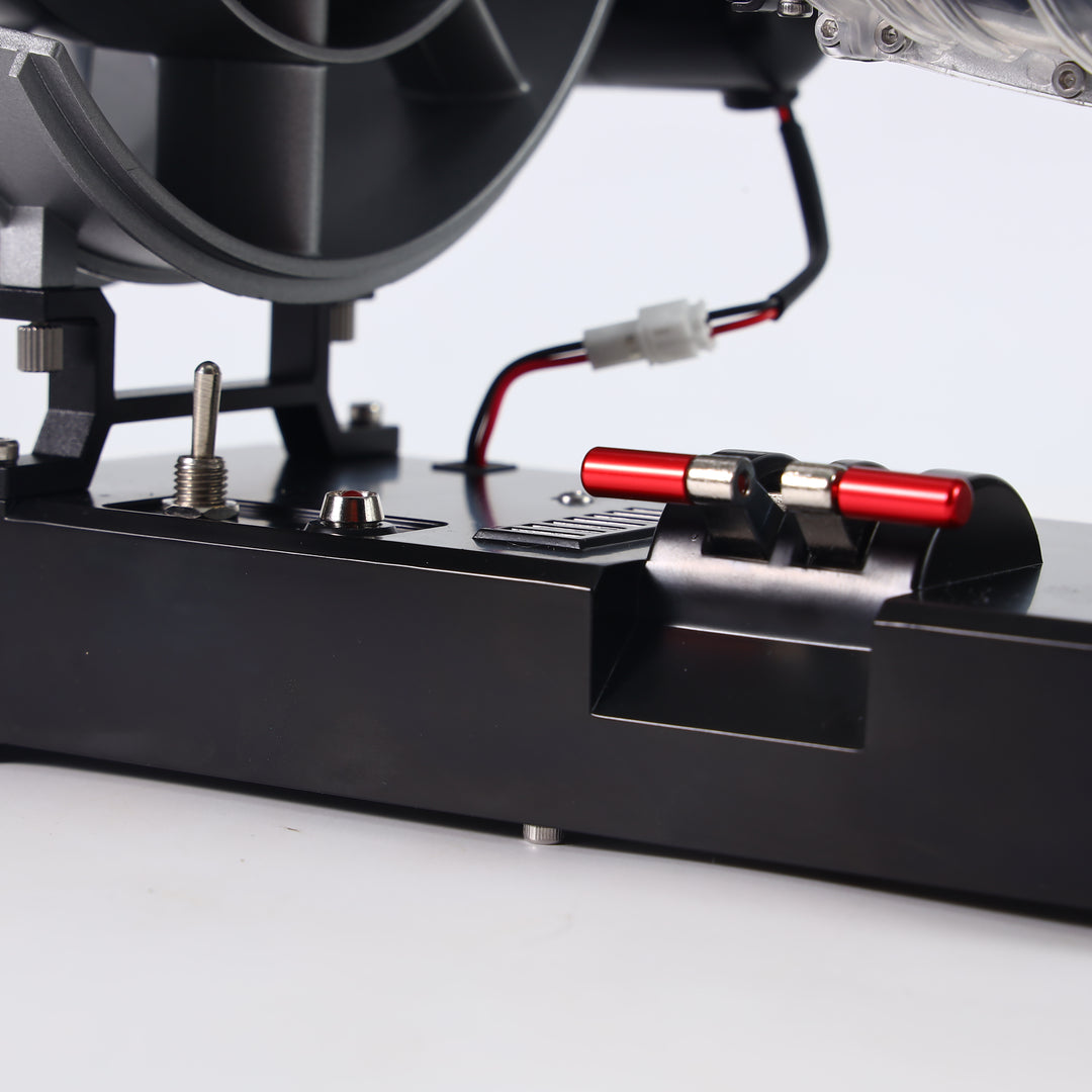 TECHING 1/12 Metal Dual-Spool Turbofan Engine Model Kit – Working Jet Engine Replica with 300+ PCS for STEM Learning & Collectors