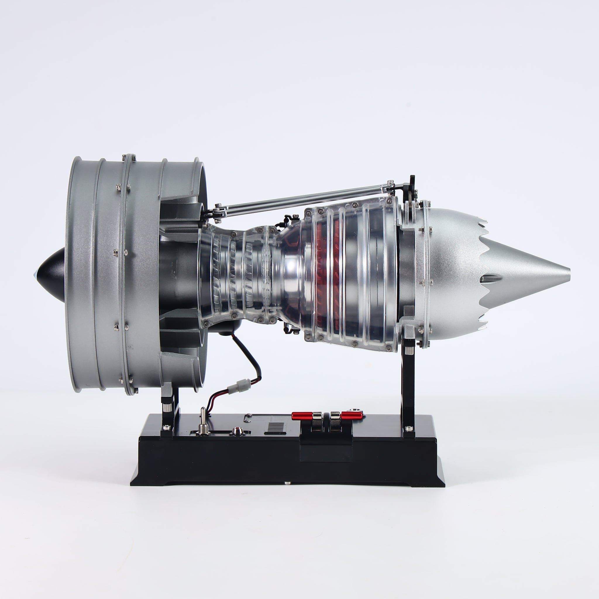 TECHING 1/12 Metal Dual-Spool Turbofan Engine Model Kit – Working Jet Engine Replica with 300+ PCS for STEM Learning & Collectors