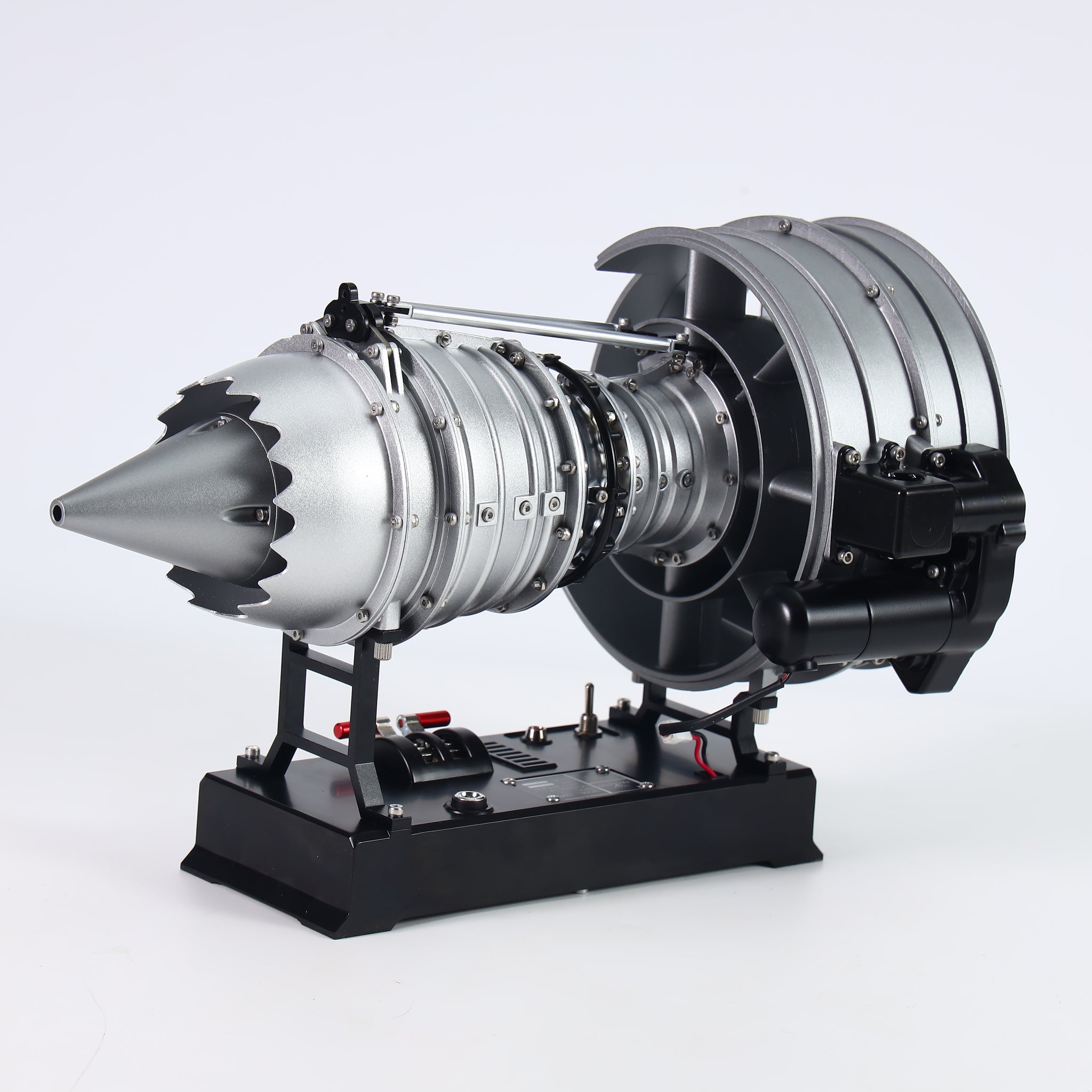 TECHING 1/12 Metal Dual-Spool Turbofan Engine Model Kit – Working Jet Engine Replica with 300+ PCS for STEM Learning & Collectors