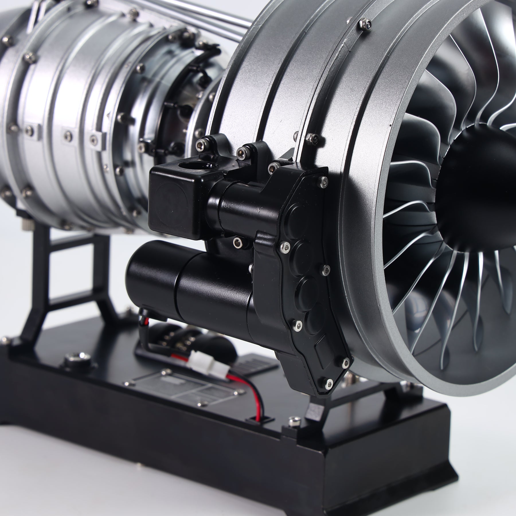 TECHING 1/12 Metal Dual-Spool Turbofan Engine Model Kit – Working Jet ...