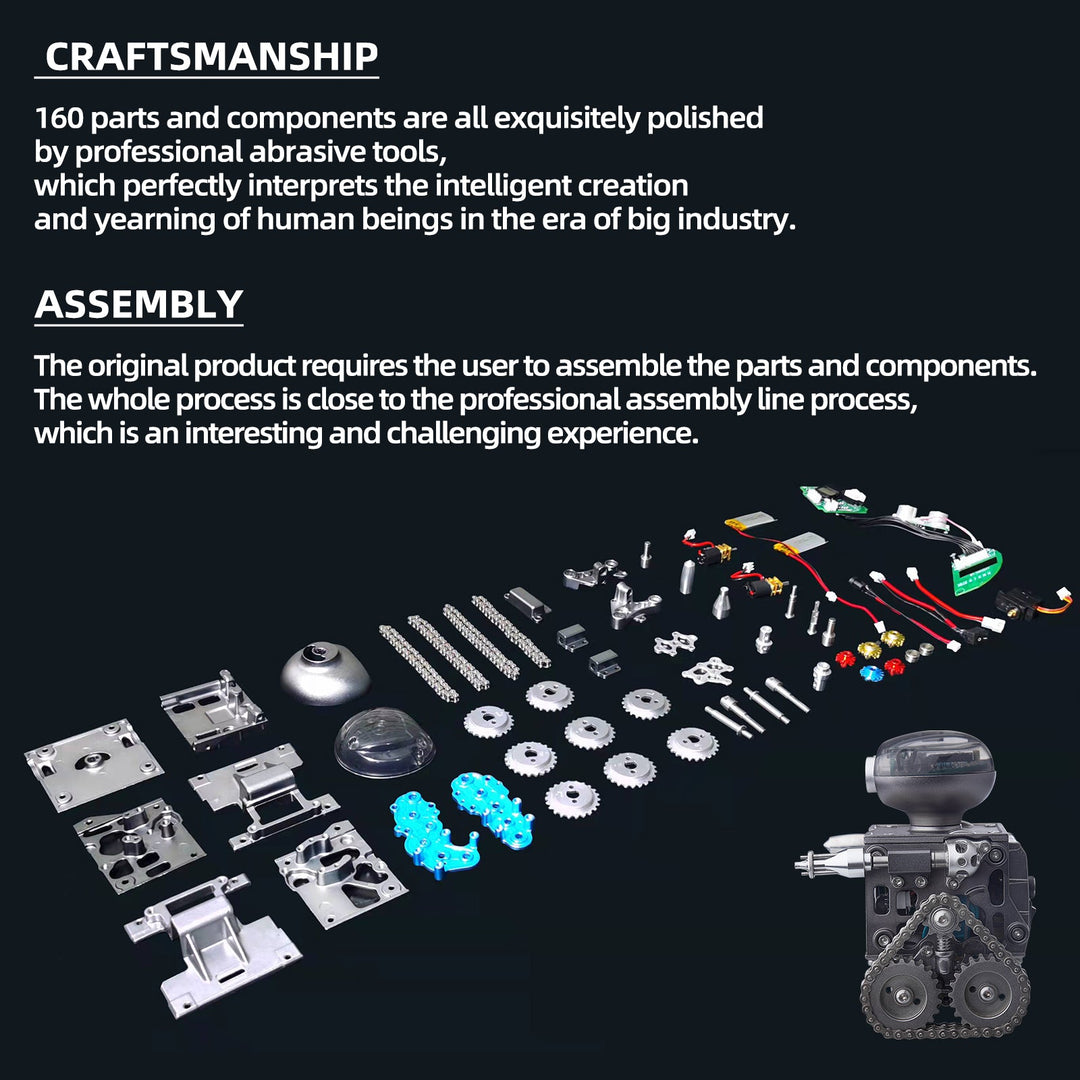 enginekitor-teching-160pcs-diy-metal-robot-tank-building-kit-with-bluetooth-speaker-remote-control-puzzle-engine-assembly