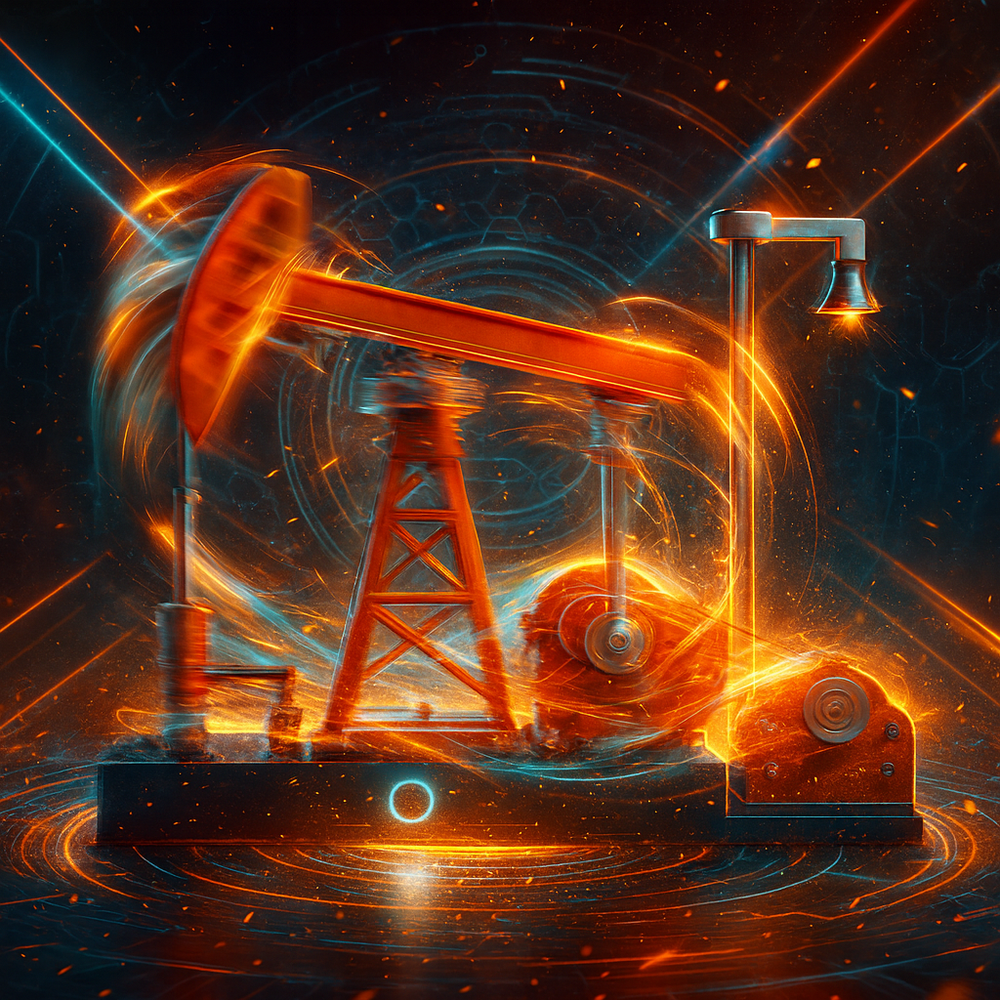 TECHING 219pcs 3D Metal Oil Pump Jack Model Kit - DIY Assembly Science Education Toy Gift with Light Oil Rig Educational Collection