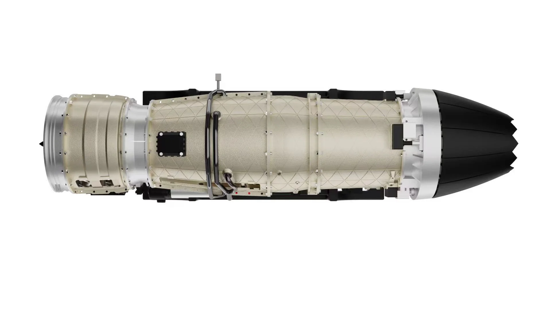 TECHING DM135 Turbojet Engine Model Kit – 1/10 Full Metal Twin Rotor Jet Engine with 600+ Parts