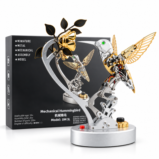 TECHING DM350 Mechanical Hummingbird Metal Model Kit – 250+PCS DIY Working Steampunk Model