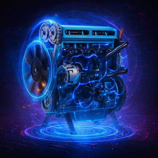 TECHING Full Metal L4 Engine Model Kit 4 Cylinder Engine Kit Car Engine Model Upgraded Version