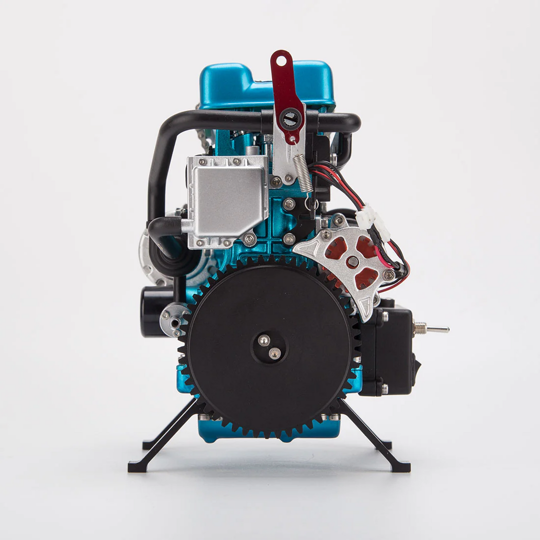 TECHING Full Metal L4 Engine Model Kit 4 Cylinder Engine Kit Car Engin ...