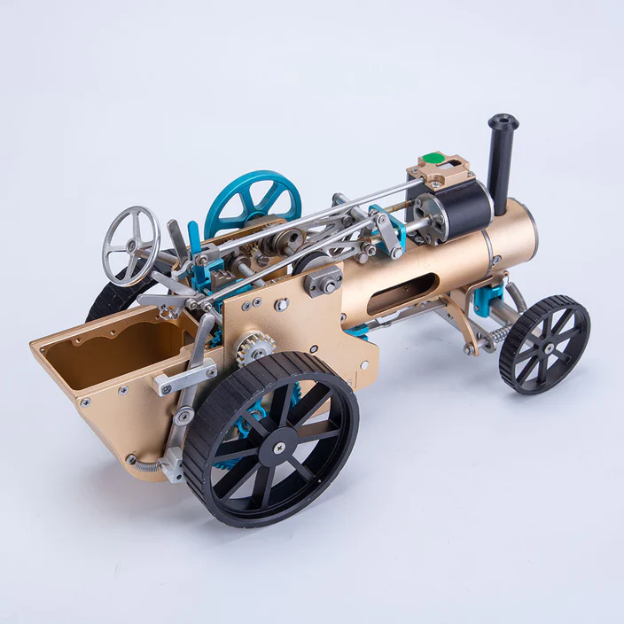 TECHING Full Metal Steam Car Engine Model Assembly Kit - High Challeng ...