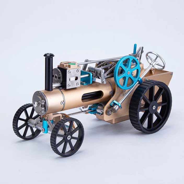 TECHING Full Metal Steam Car Engine Model Assembly Kit - High Challeng ...