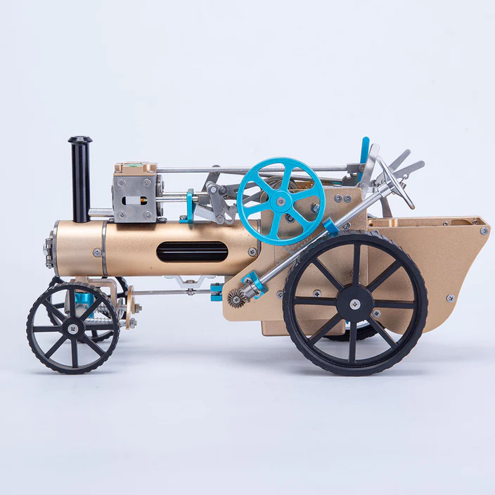 TECHING Full Metal Steam Car Engine Model Assembly Kit - High Challeng ...