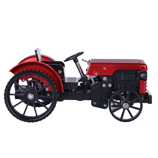 enginekitor-teching-mini-app-controlled-diy-assembly-metal-red-tractor-model-remote-control-educational-toy-gift-collection