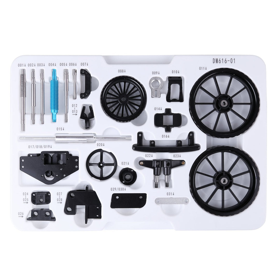 enginekitor-teching-mini-app-controlled-diy-assembly-metal-red-tractor-model-remote-control-educational-toy-gift-collection