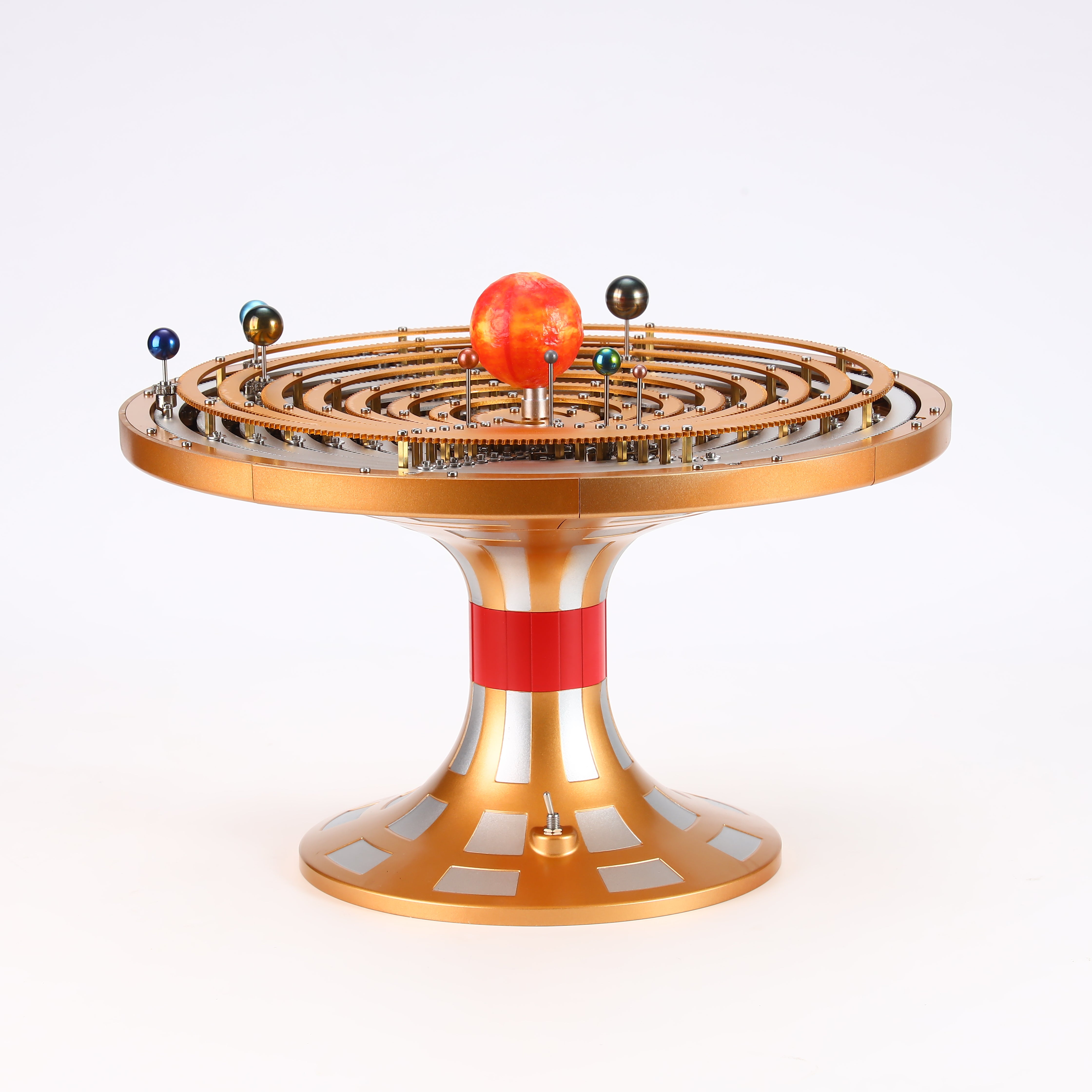TECHING ORR-S1 All-Metal Mechanical Solar System Orrery Model with Precision Gear Drive