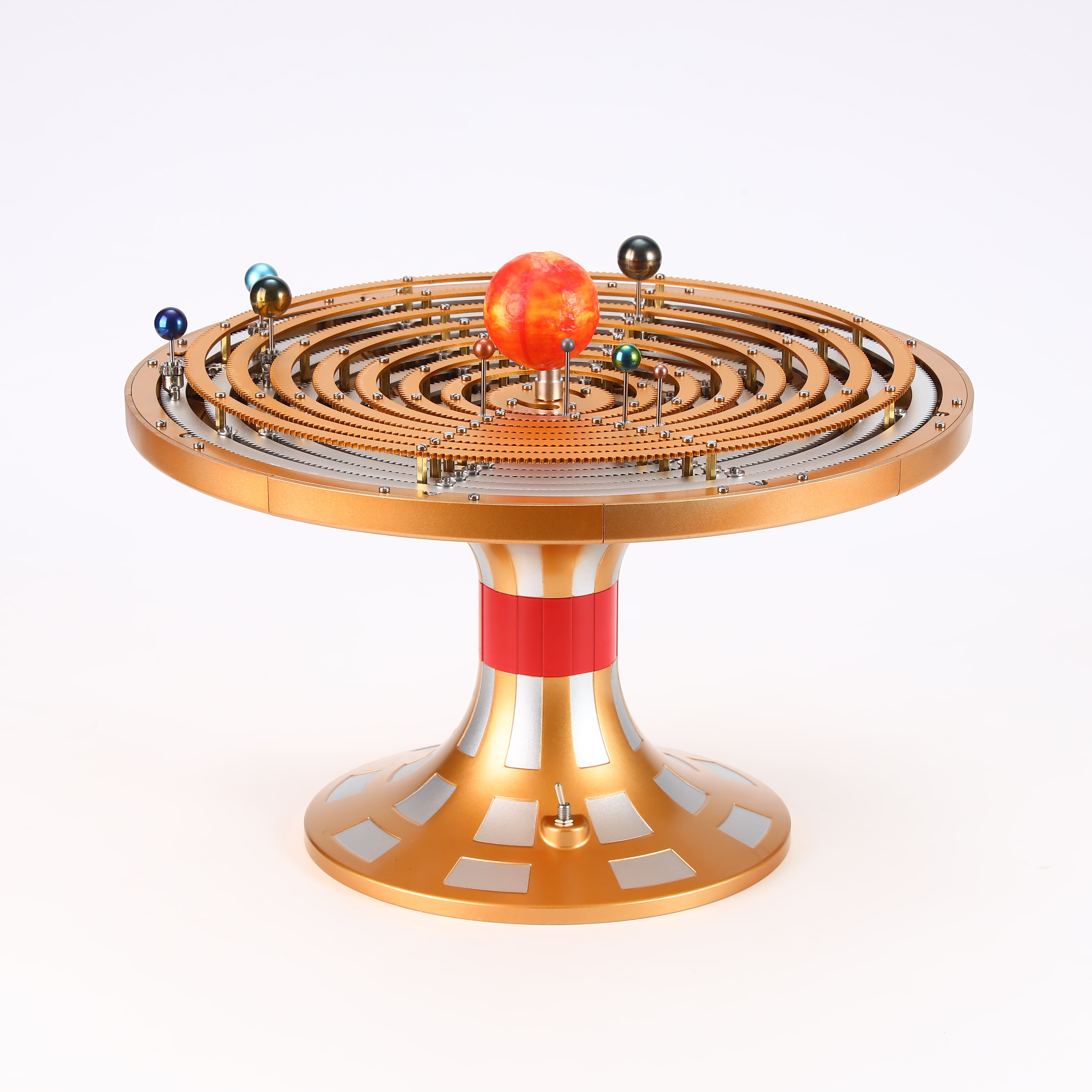 TECHING ORR-S1 All-Metal Mechanical Solar System Orrery Model with Precision Gear Drive