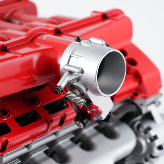 TECHING V12 Full Metal Engine Model Kit – 12-Cylinder DIY Car Engine Assembly with 800+ Precision Parts