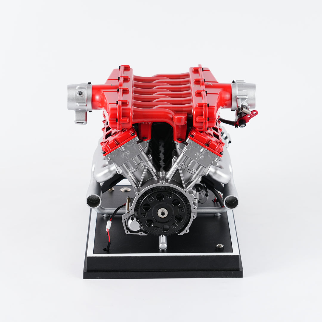 TECHING V12 Full Metal Engine Model Kit – 12-Cylinder DIY Car Engine Assembly with 800+ Precision Parts