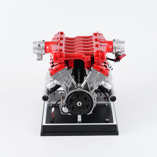 TECHING V12 Full Metal Engine Model Kit – 12-Cylinder DIY Car Engine Assembly with 800+ Precision Parts