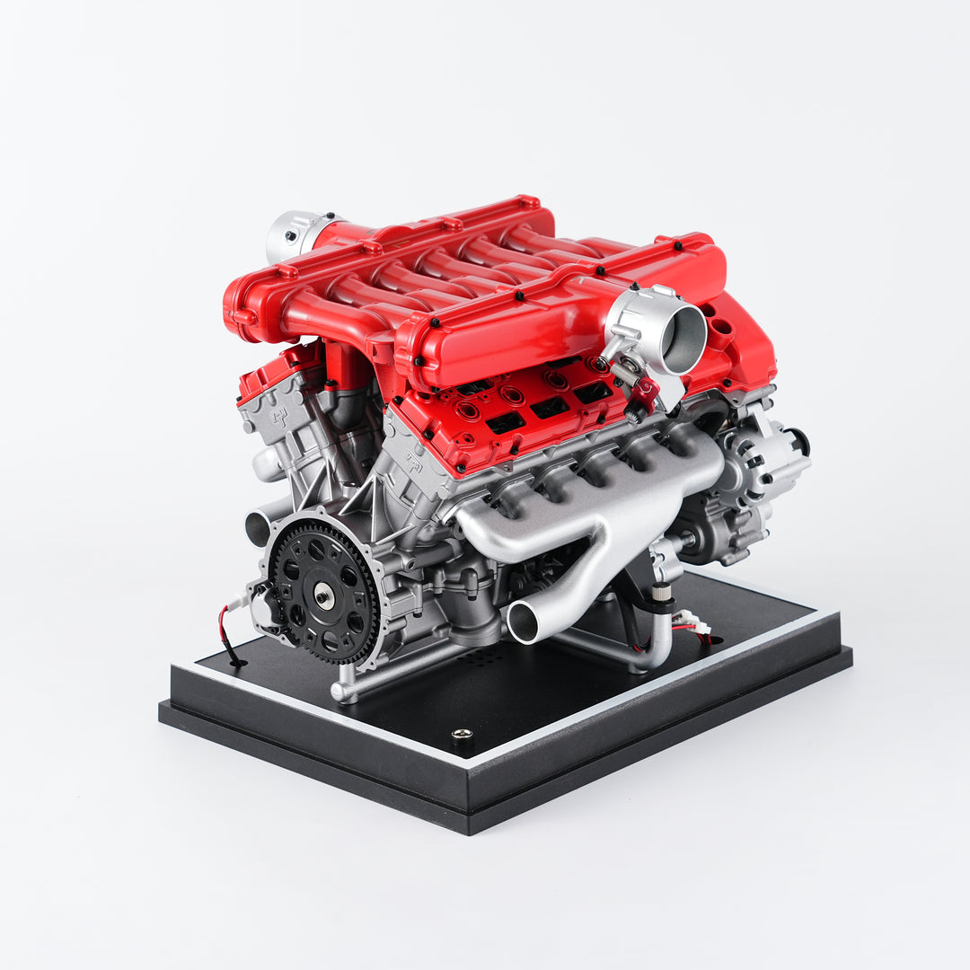 TECHING V12 Full Metal Engine Model Kit – 12-Cylinder DIY Car Engine Assembly with 800+ Precision Parts