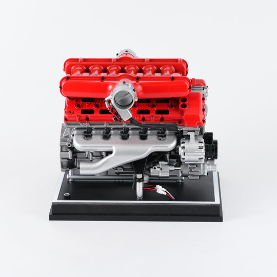 TECHING V12 Full Metal Engine Model Kit – 12-Cylinder DIY Car Engine Assembly with 800+ Precision Parts