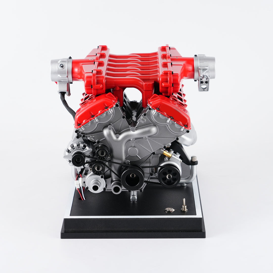 TECHING V12 Full Metal Engine Model Kit – 12-Cylinder DIY Car Engine Assembly with 800+ Precision Parts